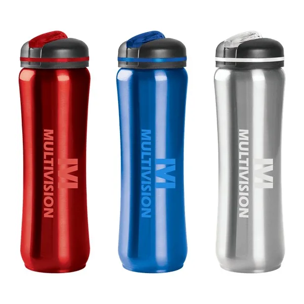Slim Stainless Water Bottle - 28 Oz. view 2