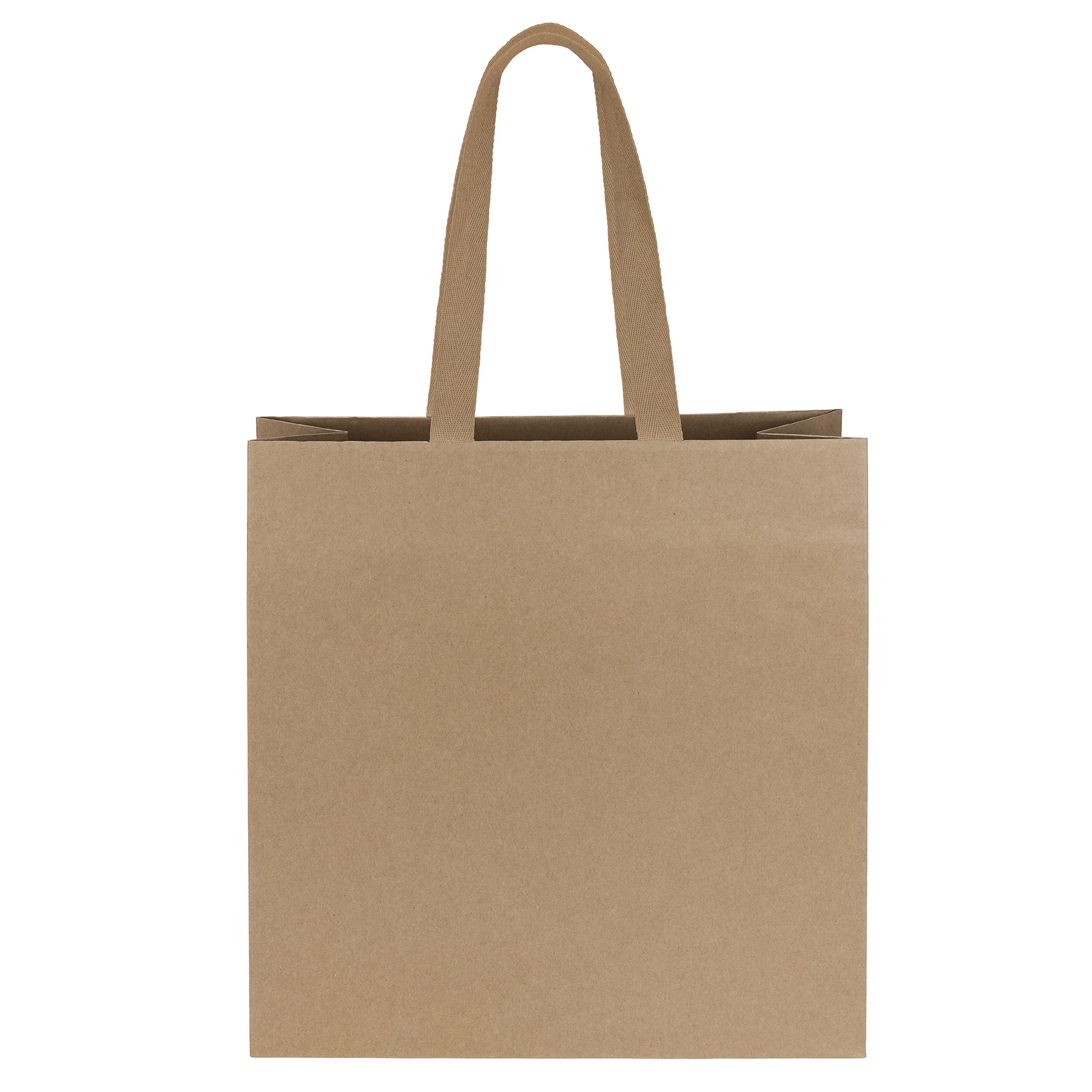 Tuscan™ - Eco Kraft-Brown Matte-Laminated Eurotote - Dynamic Color (14" x 5" x 14") view 2