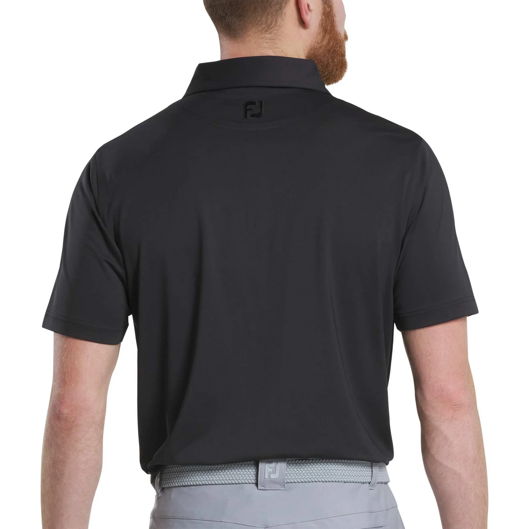 FootJoy Men's Solid Lisle Polo