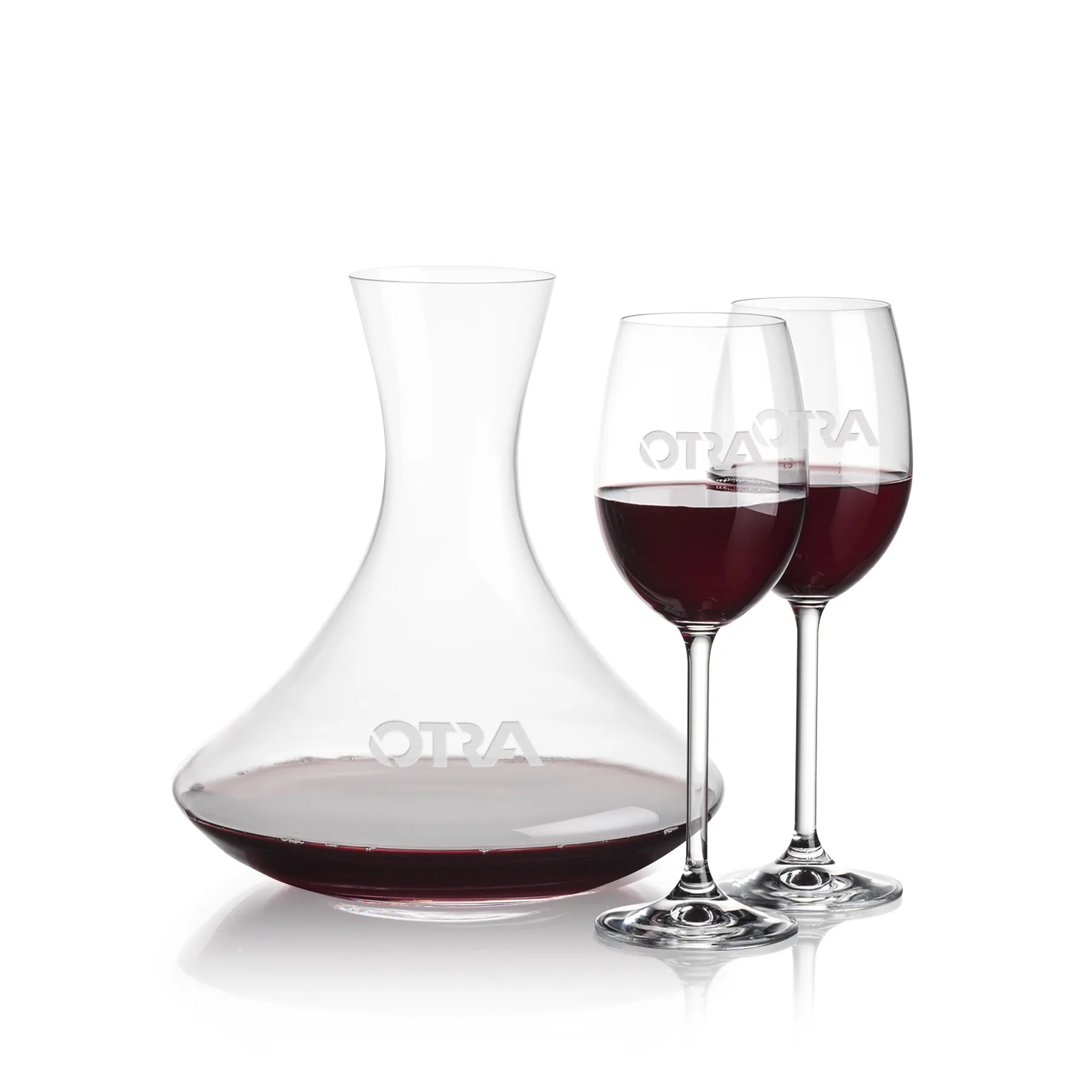 Stemmed Set, Woodbridge Wine Set, Carafe & 2 Wine