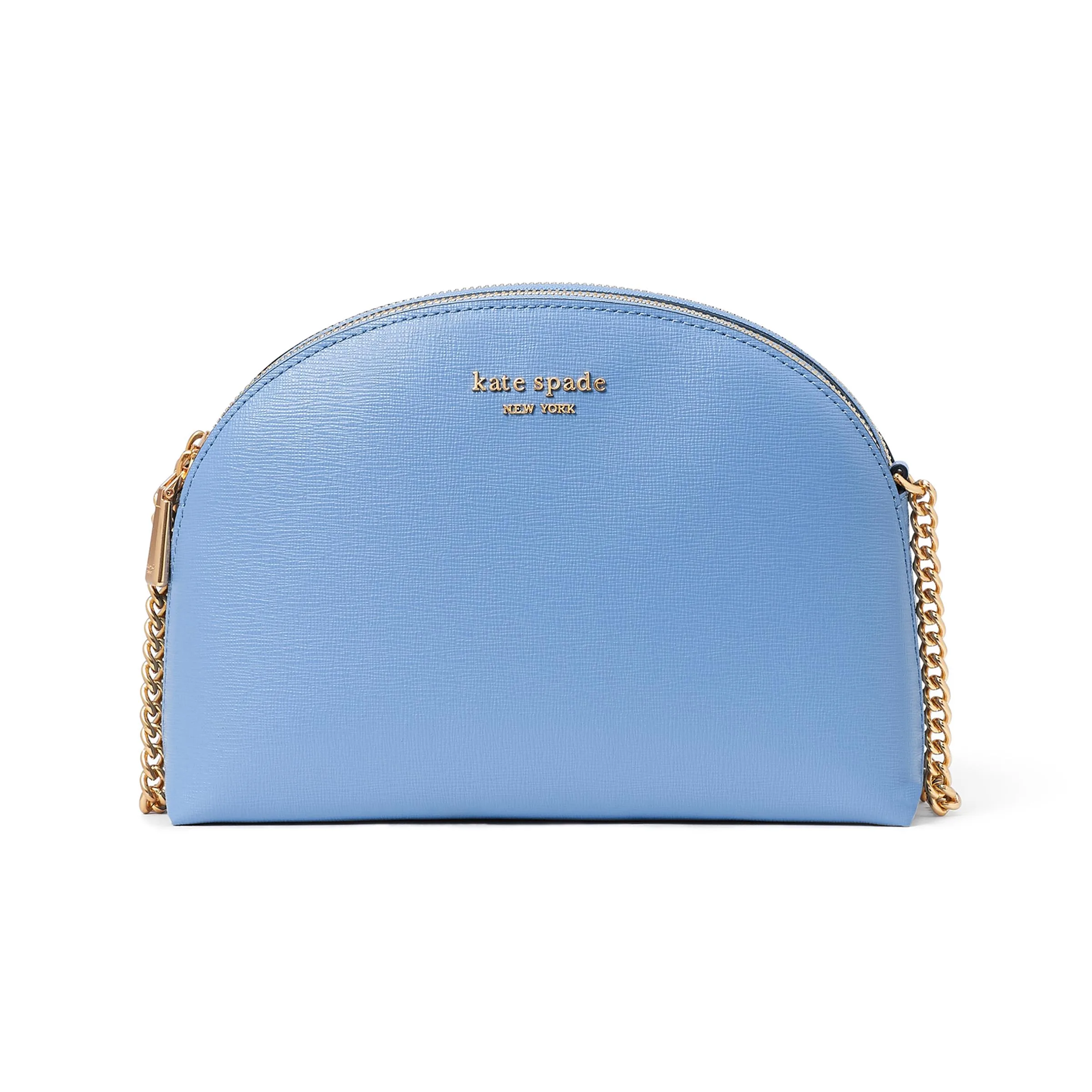 kate spade new york Morgan Double Zip Dome Crossbody - Kingfisher Blue