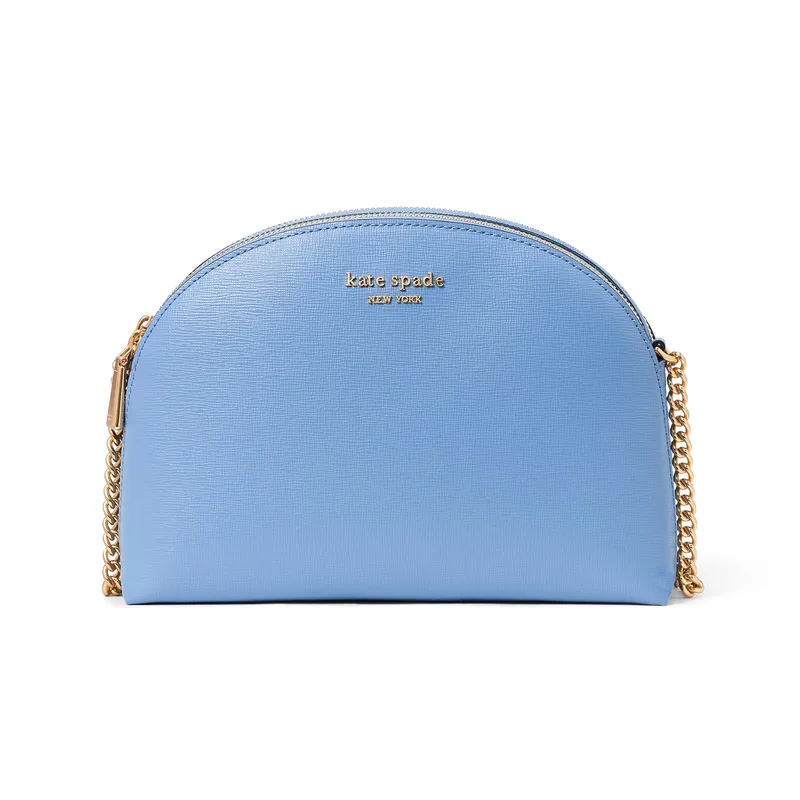 kate spade new york Morgan Double Zip Dome Crossbody - Kingfisher Blue