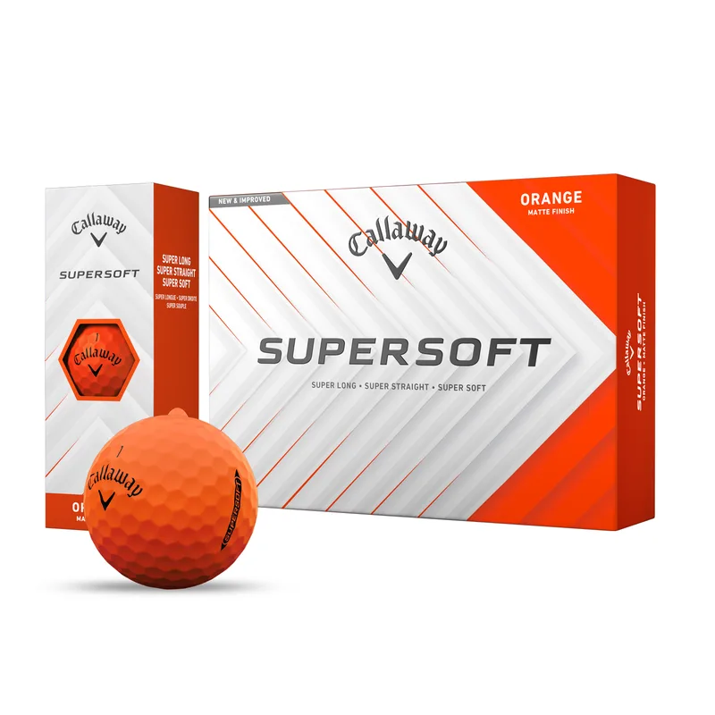 Callaway Supersoft Orange Golf Balls