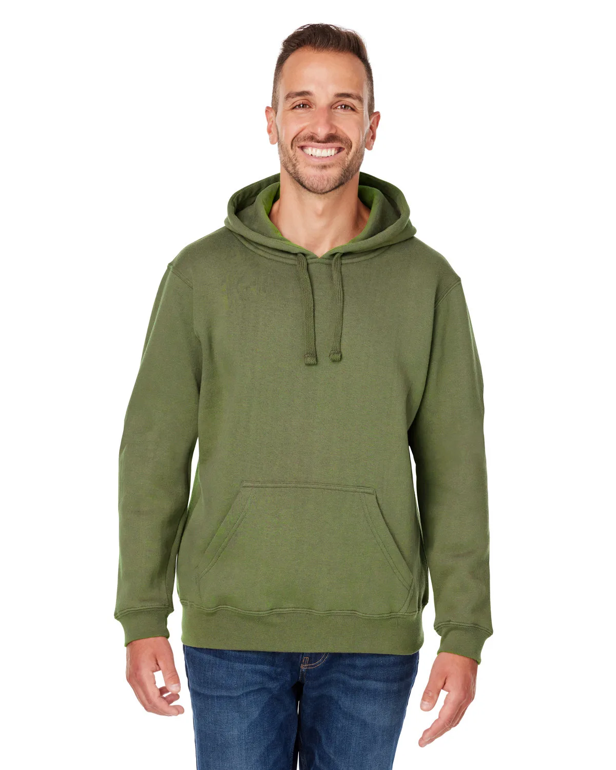 J AMERICA Adult Premium Fleece Pullover Hooded Sweatshirt view 7