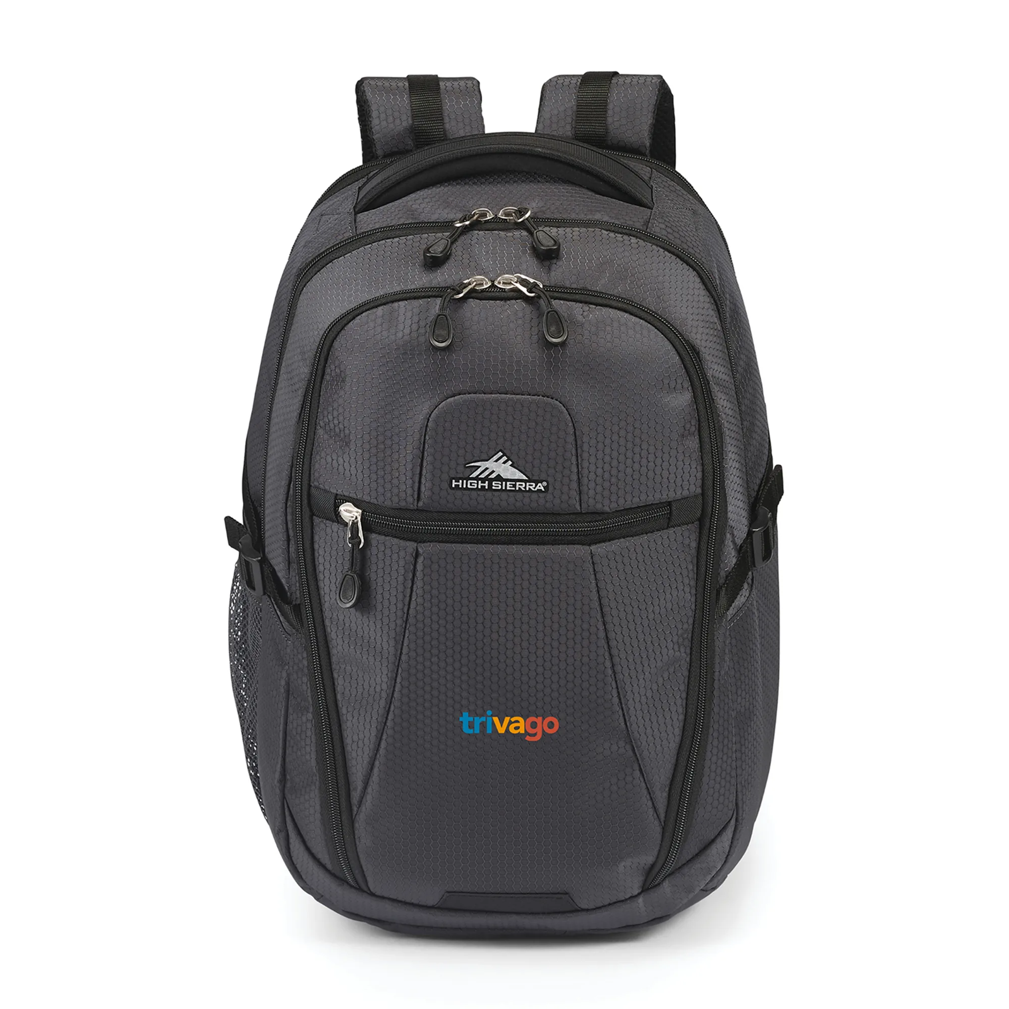 High Sierra® Fairlead Laptop Backpack - Mercury-Black