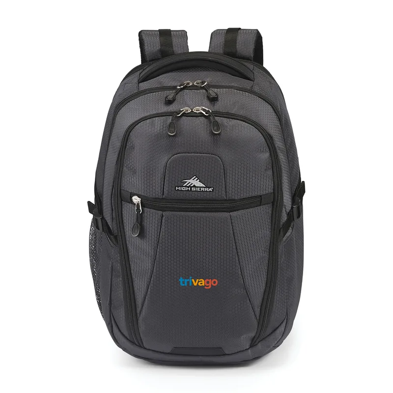 High Sierra® Fairlead Laptop Backpack - Mercury-Black