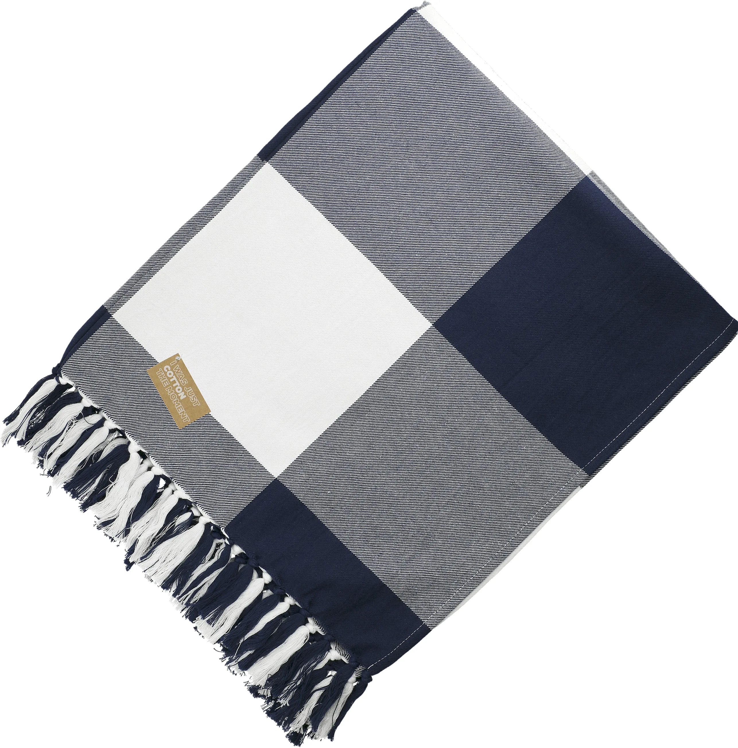 Field & Co.® 100% Organic Cotton Check Throw Blanket view 2