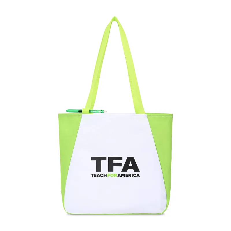 Arlo rPET Tote - Lime Green
