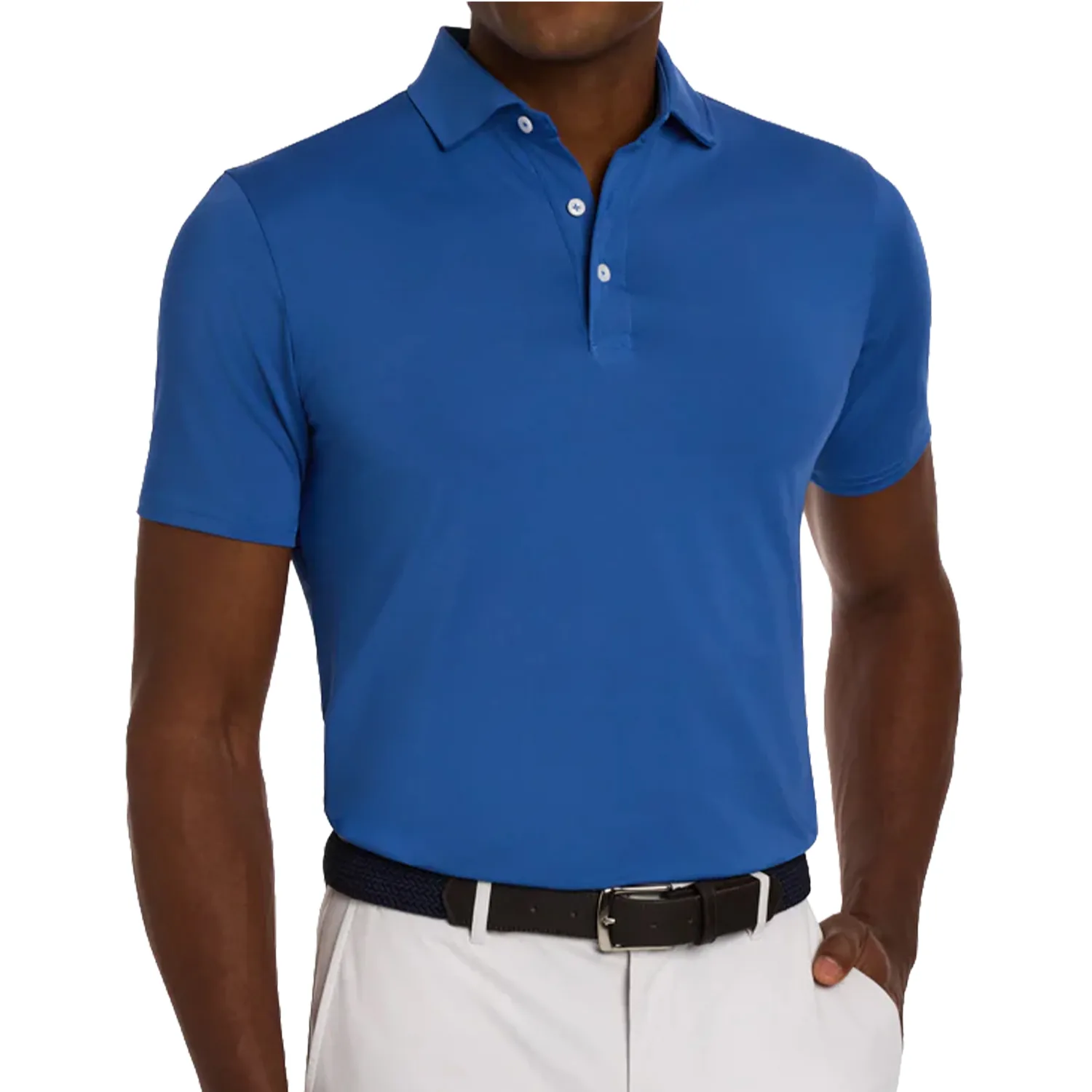 Holderness & Bourne® Anderson Men's Polo UPF 50+ Protection view 7