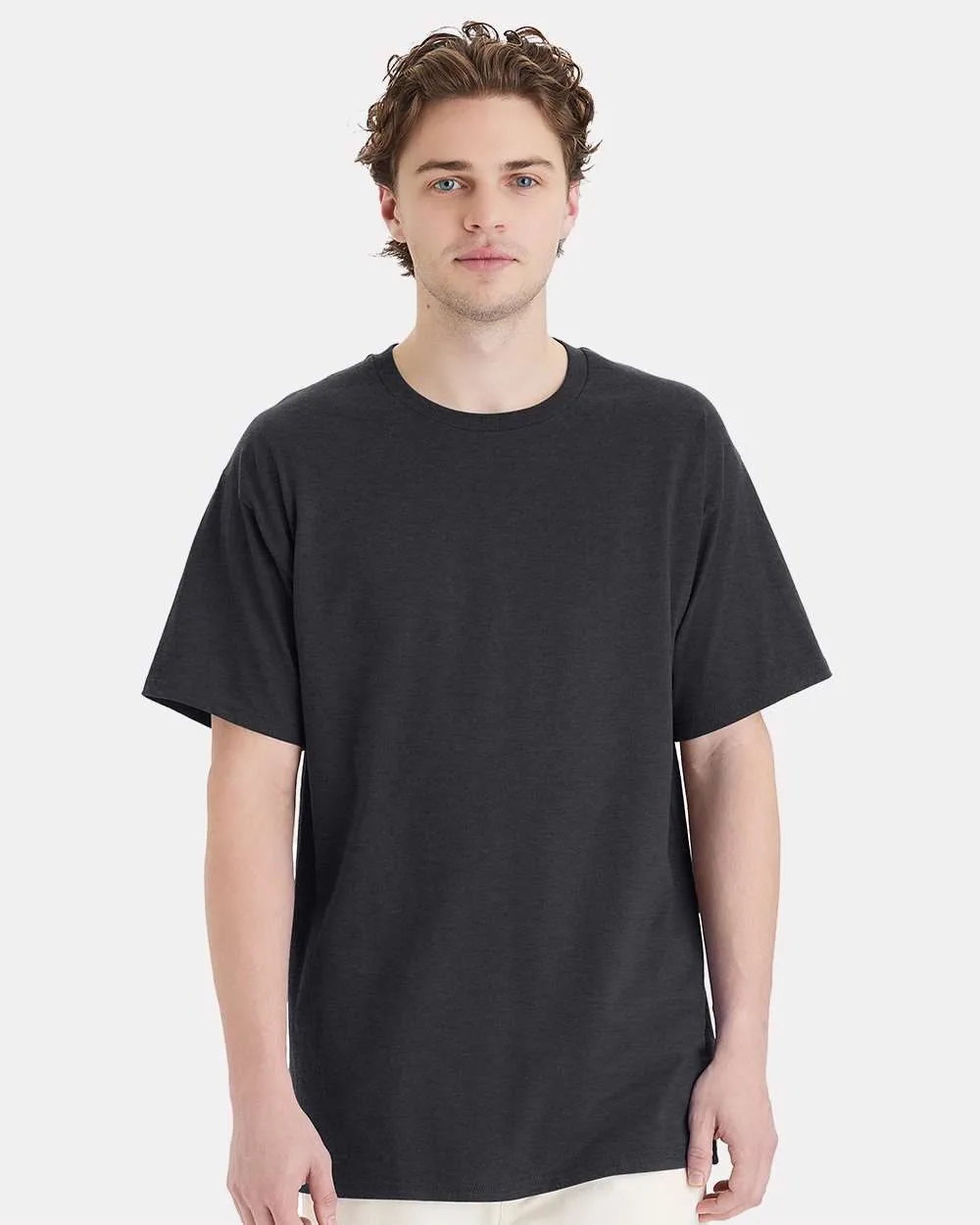 Hanes® Essential-T Tall Short Sleeve T-Shirt view 2