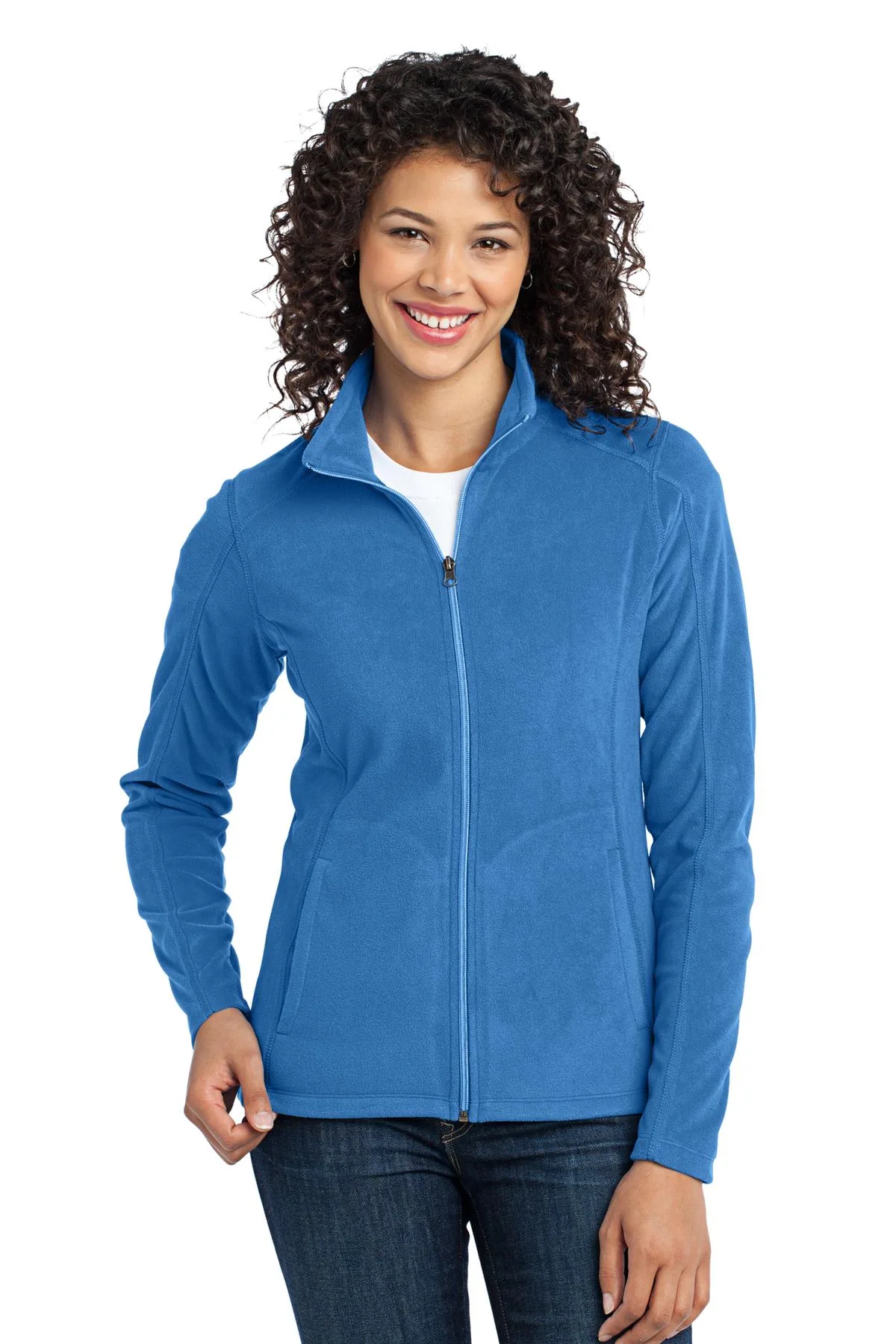 Port Authority® Women's Microfleece Jacket. view 2
