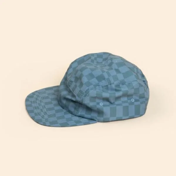 Camper Hat - Flat Brim - Unstructured - Poly Twill 4cp view 2