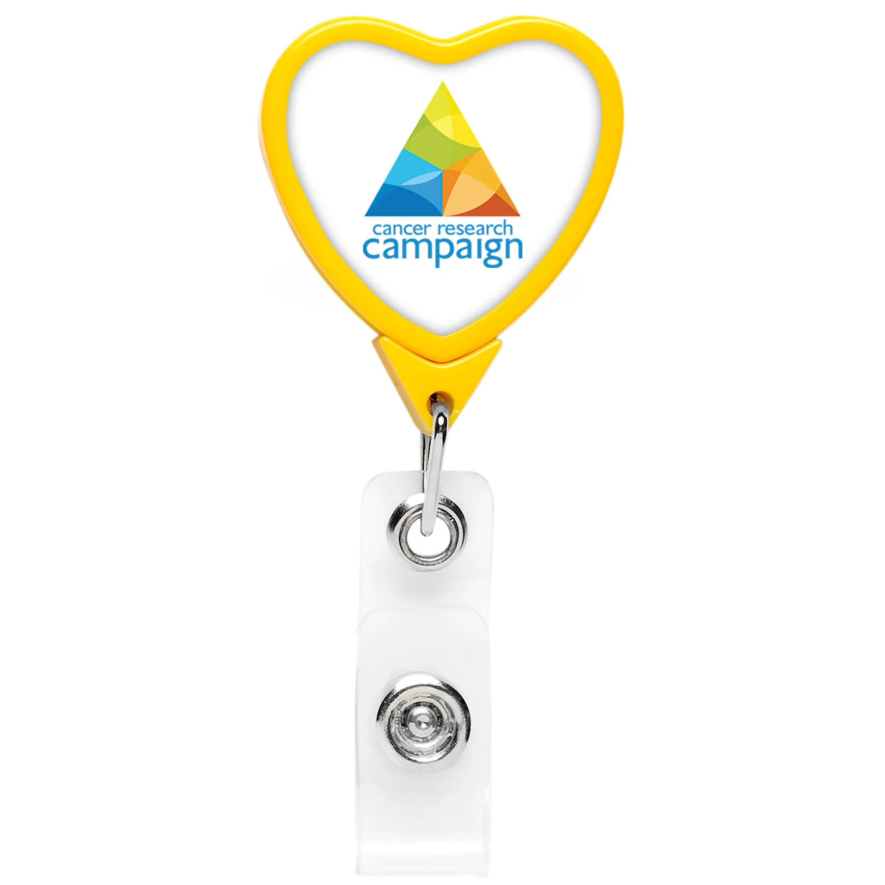 Heart Retractable Badge Reel view 7