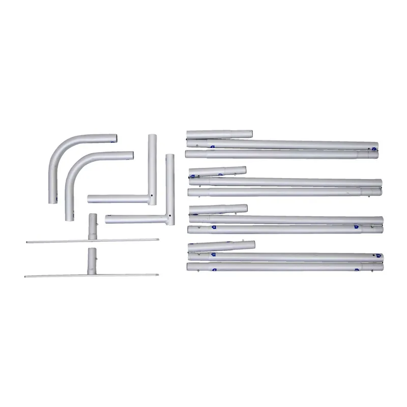 6'W x 72"H EuroFit Straight Wall Hardware view 3