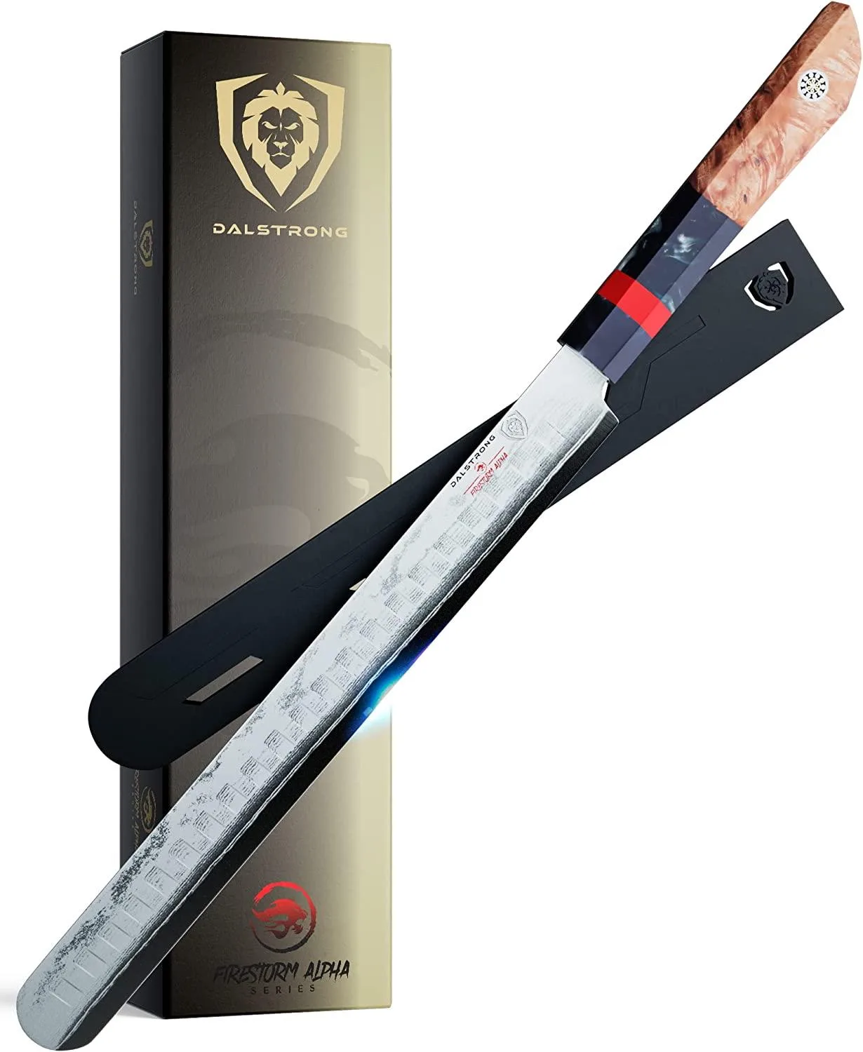 Dalstrong 12" Brisket Carving Knife - Firestorm Alpha Series-High Carbon Steel-Traditional Wa Handle