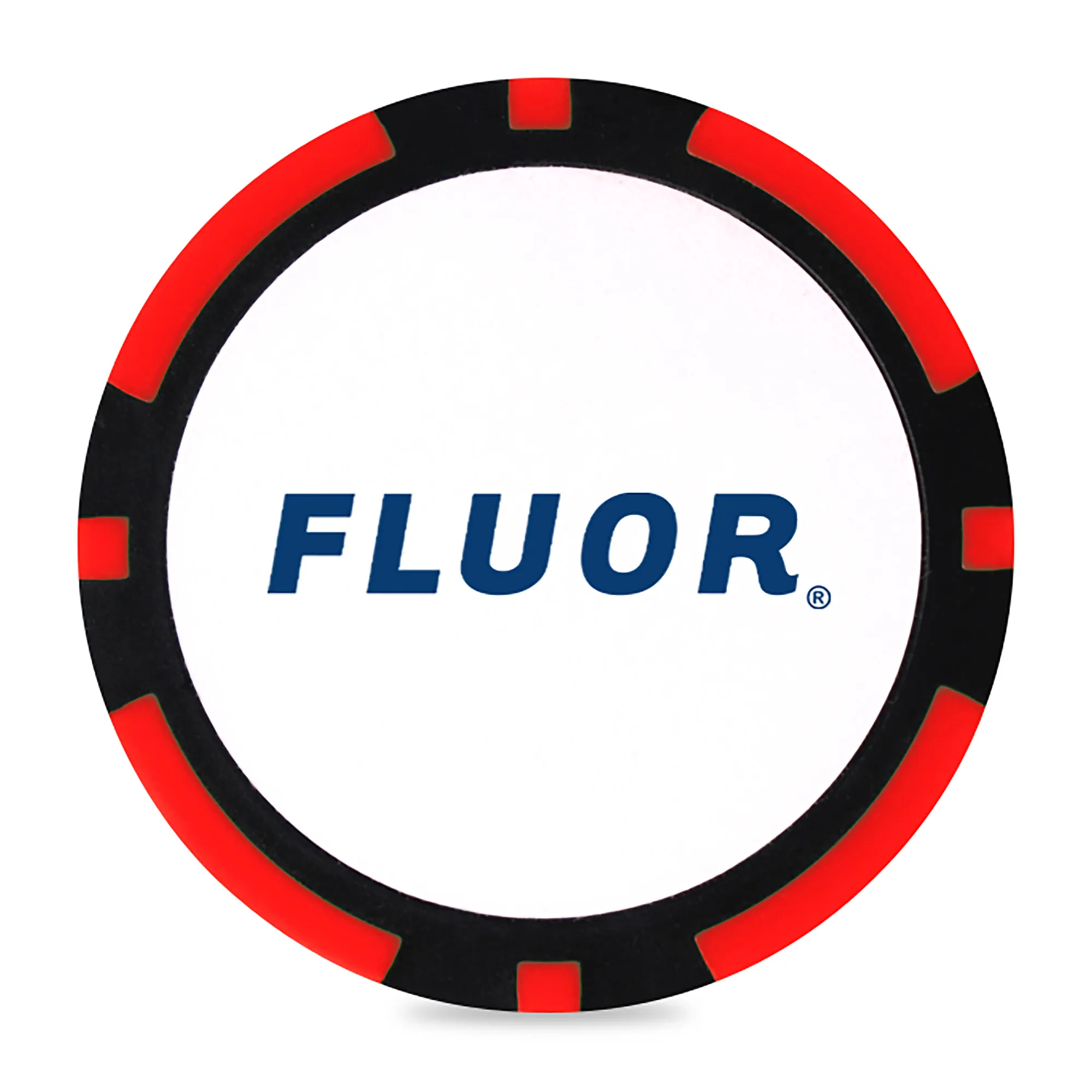 Ahead 2-Sided Poker Chip - Red-Black