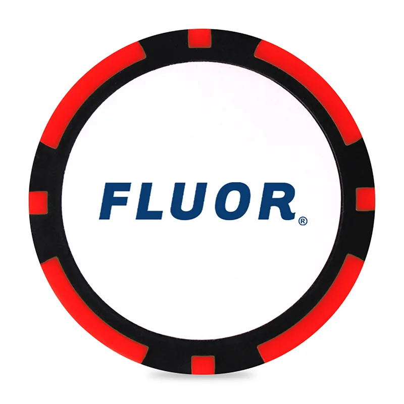 Ahead 2-Sided Poker Chip - Red-Black
