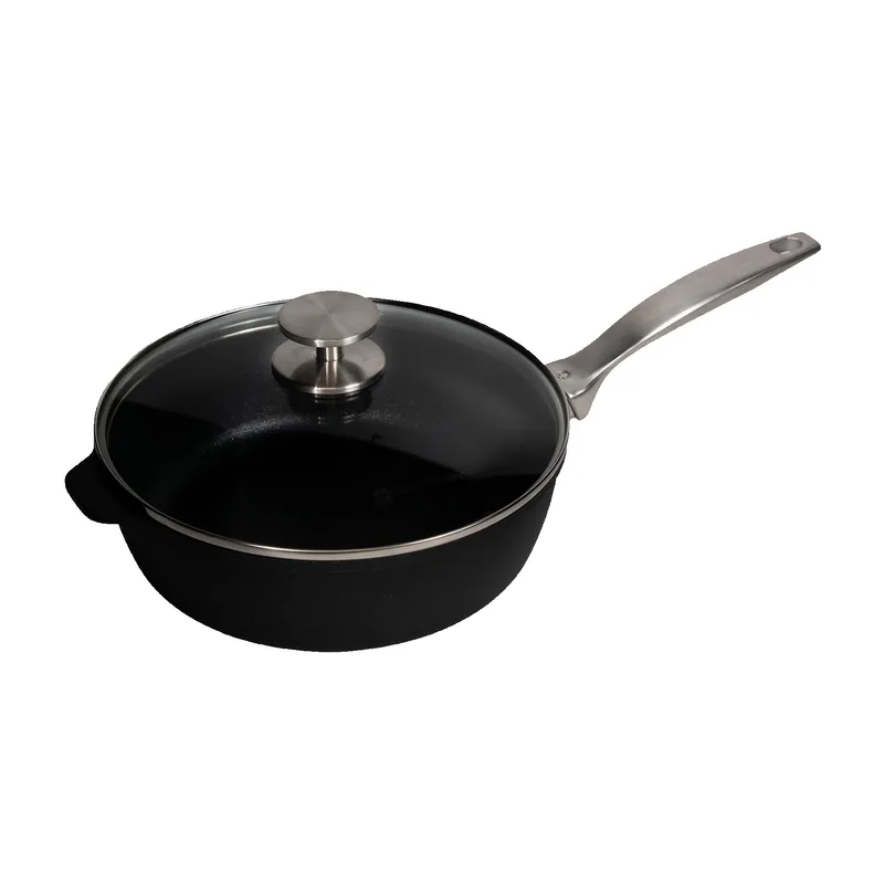 Swiss Diamond CXD Nonstick 3.2-Quart Saute Pan with Glass Lid