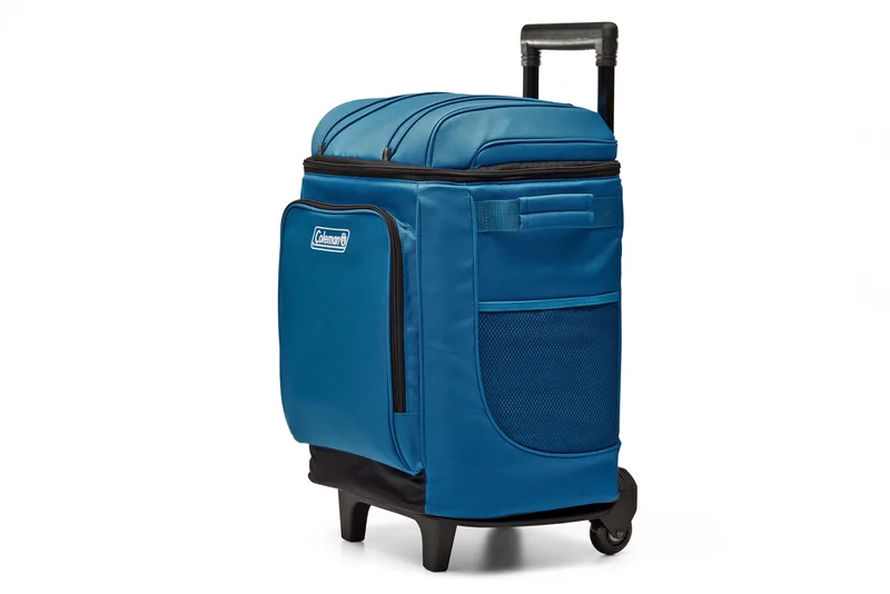 Newell Brands Distribution LLC Coleman Chiller 42-Can Wheeled Soft Cooler - Deep Ocean