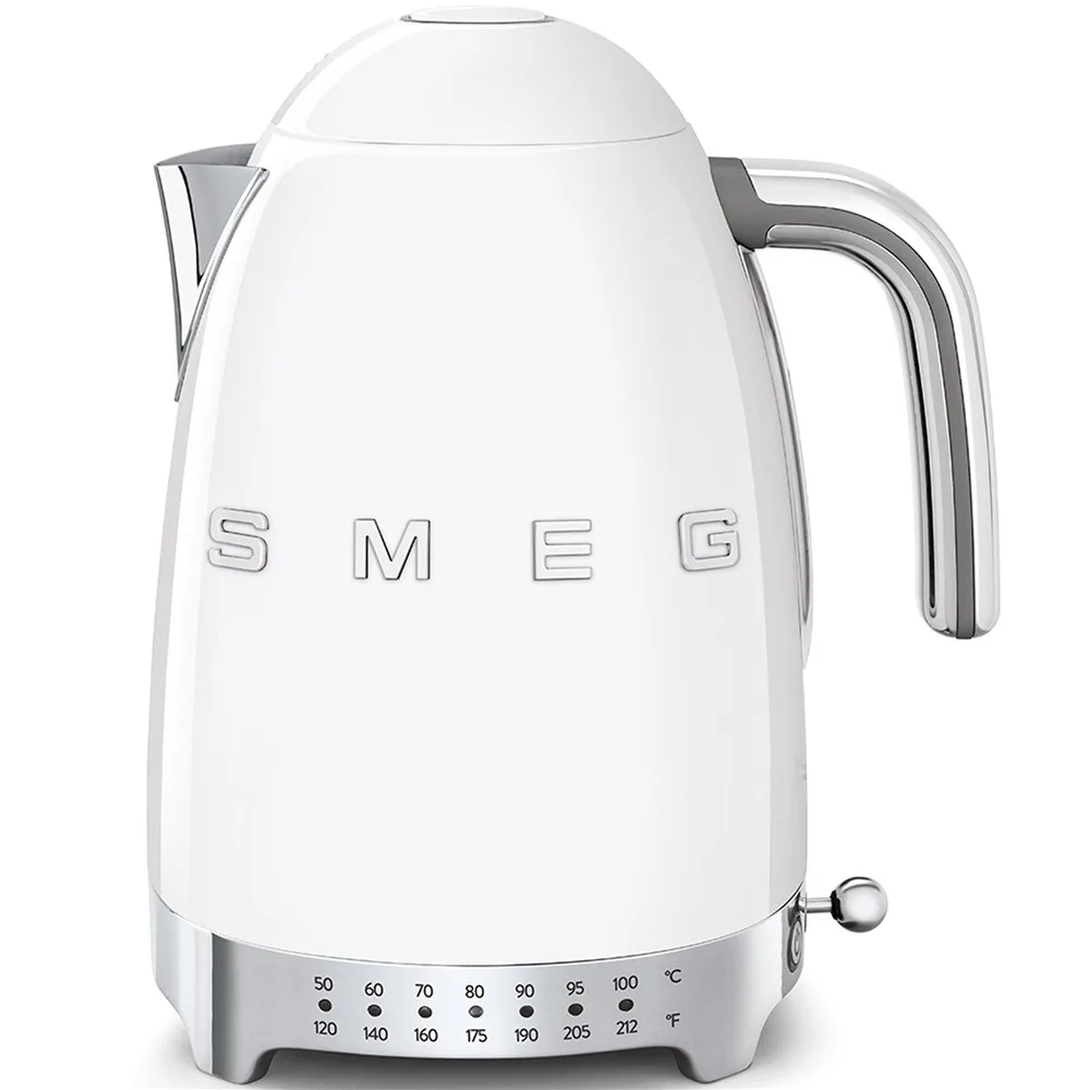 SMEG Variable Temperature Kettle - White Glossy