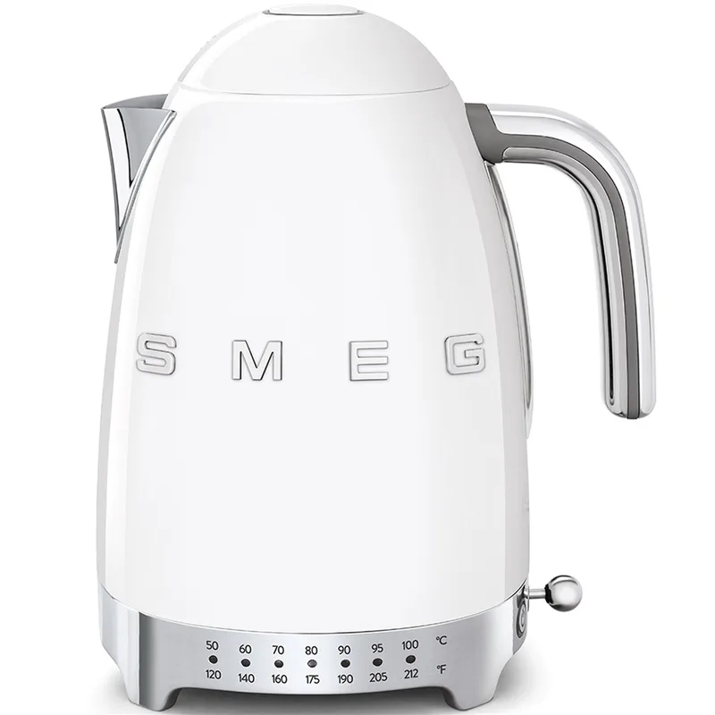 SMEG Variable Temperature Kettle - White Glossy