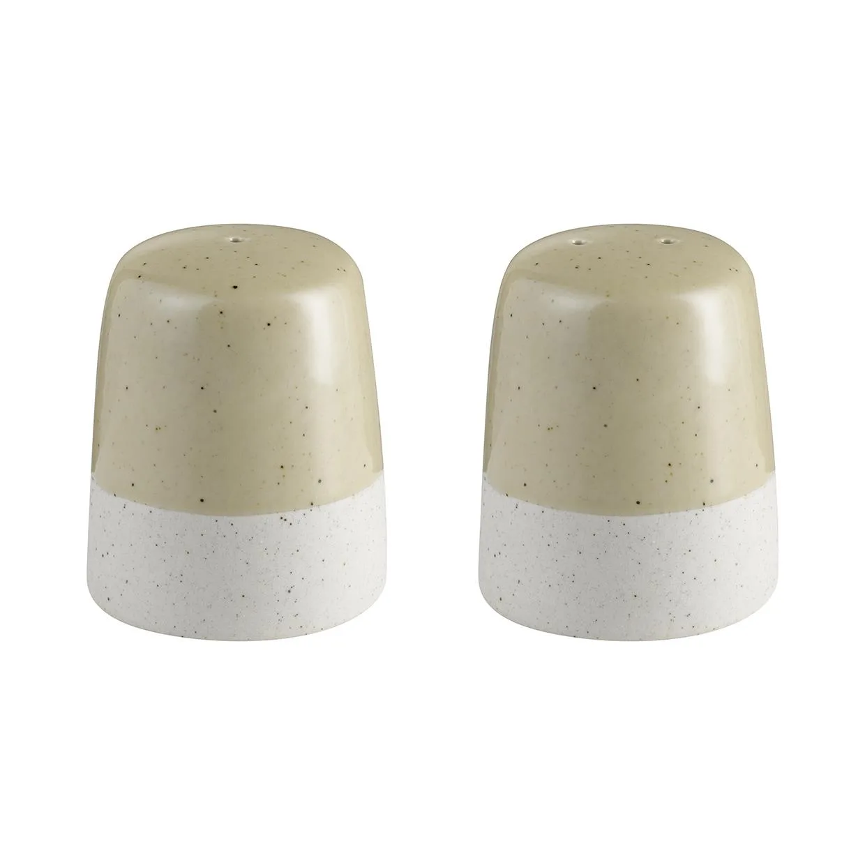 Blomus Sablo Ceramic Stoneware Salt And Pepper Shaker Set - Savannah Beige