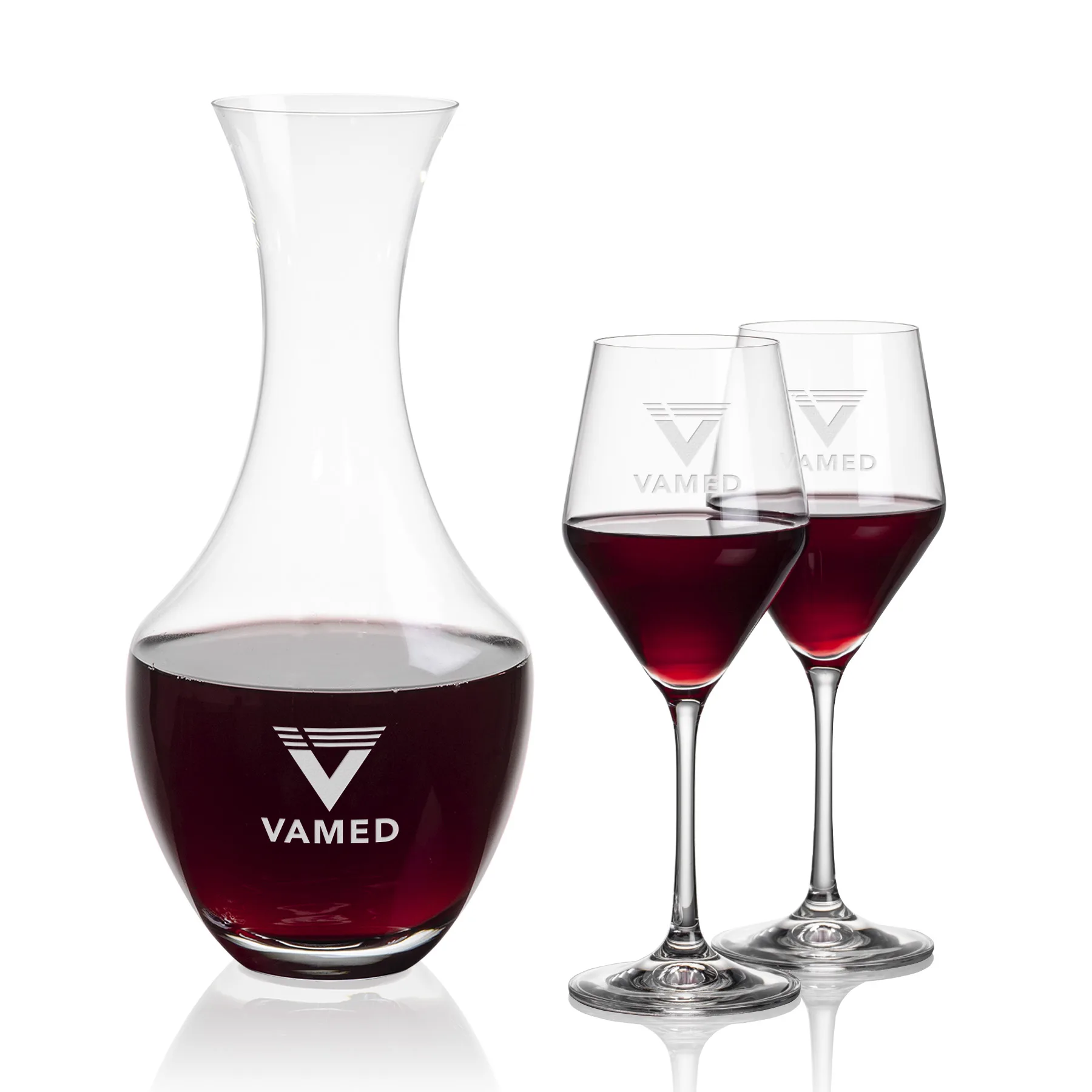 Stemmed Set, Bengston Wine Set, Carafe & 2 Wine