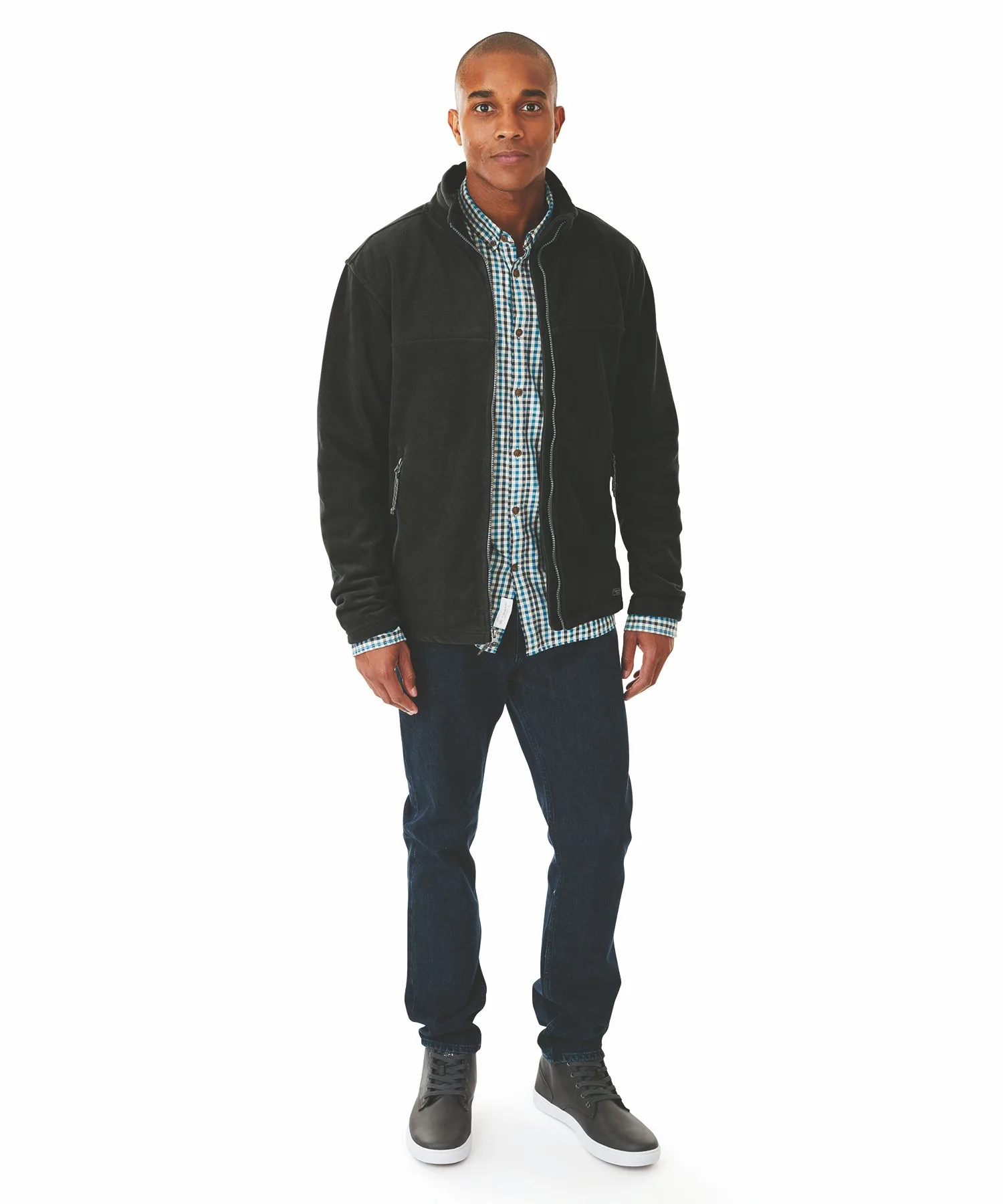 Black Blank Front