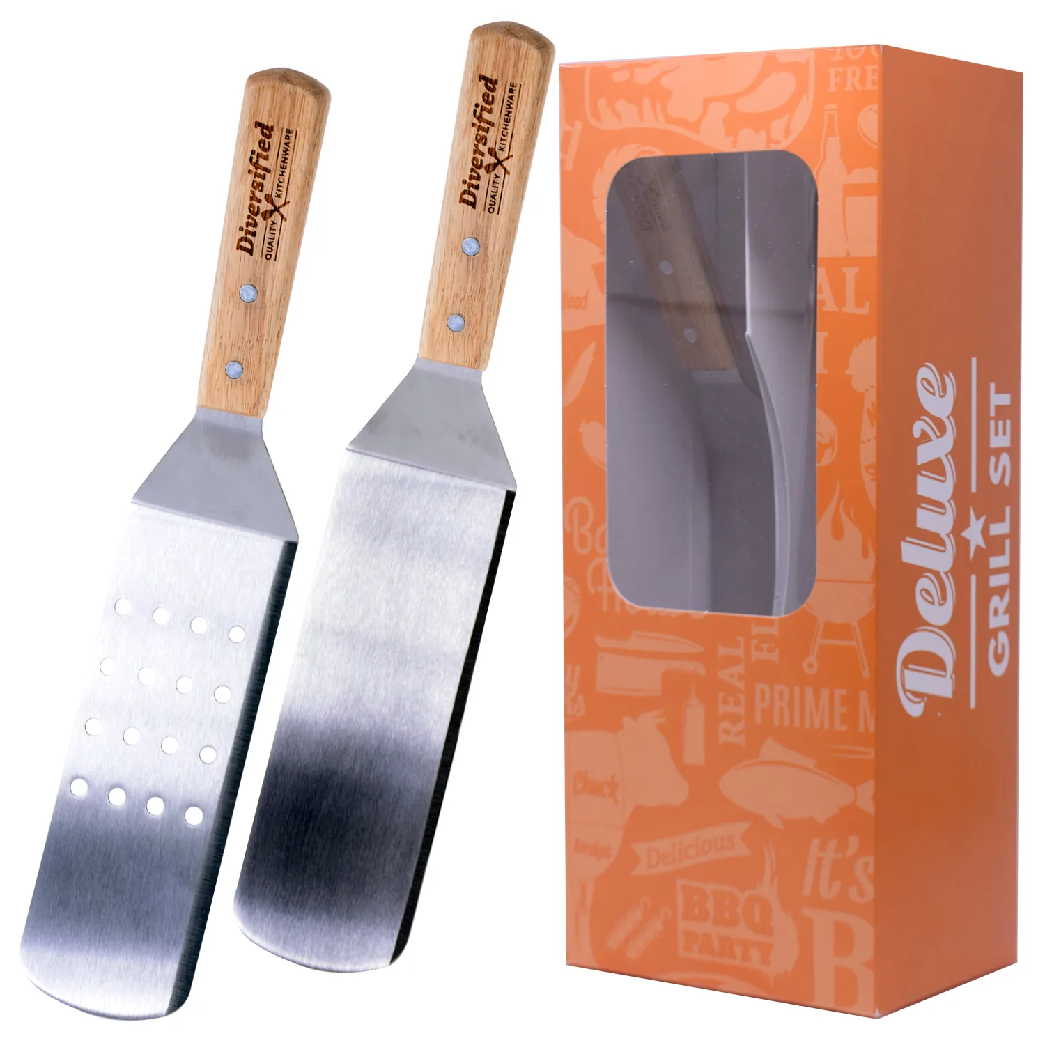 Wood Brown/Silver