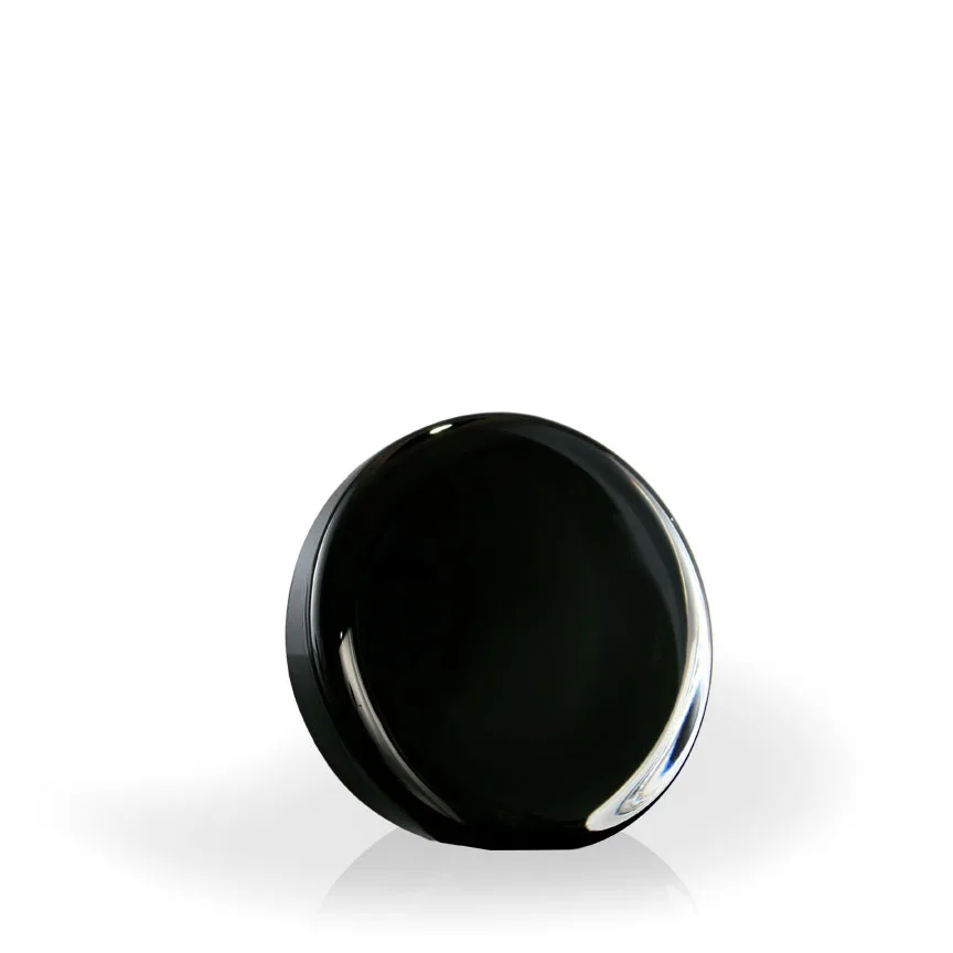 Marla Colored Glass Disc, Black view 2