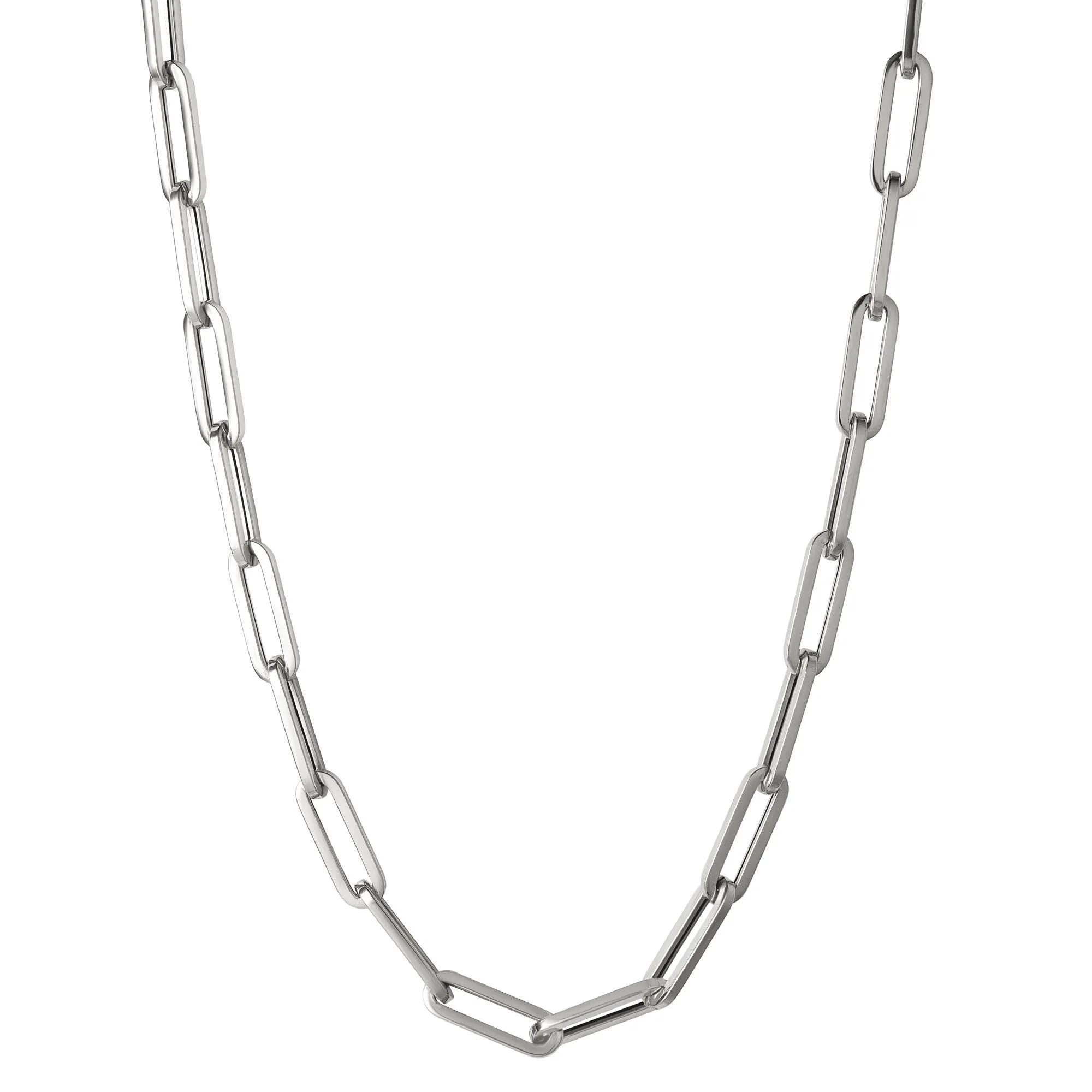Jilco Inc Chunky Paperclip Necklace - Sterling Silver