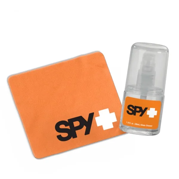 1 oz Glass/Lens Cleaner + 4" Sublimated Lens Cloth