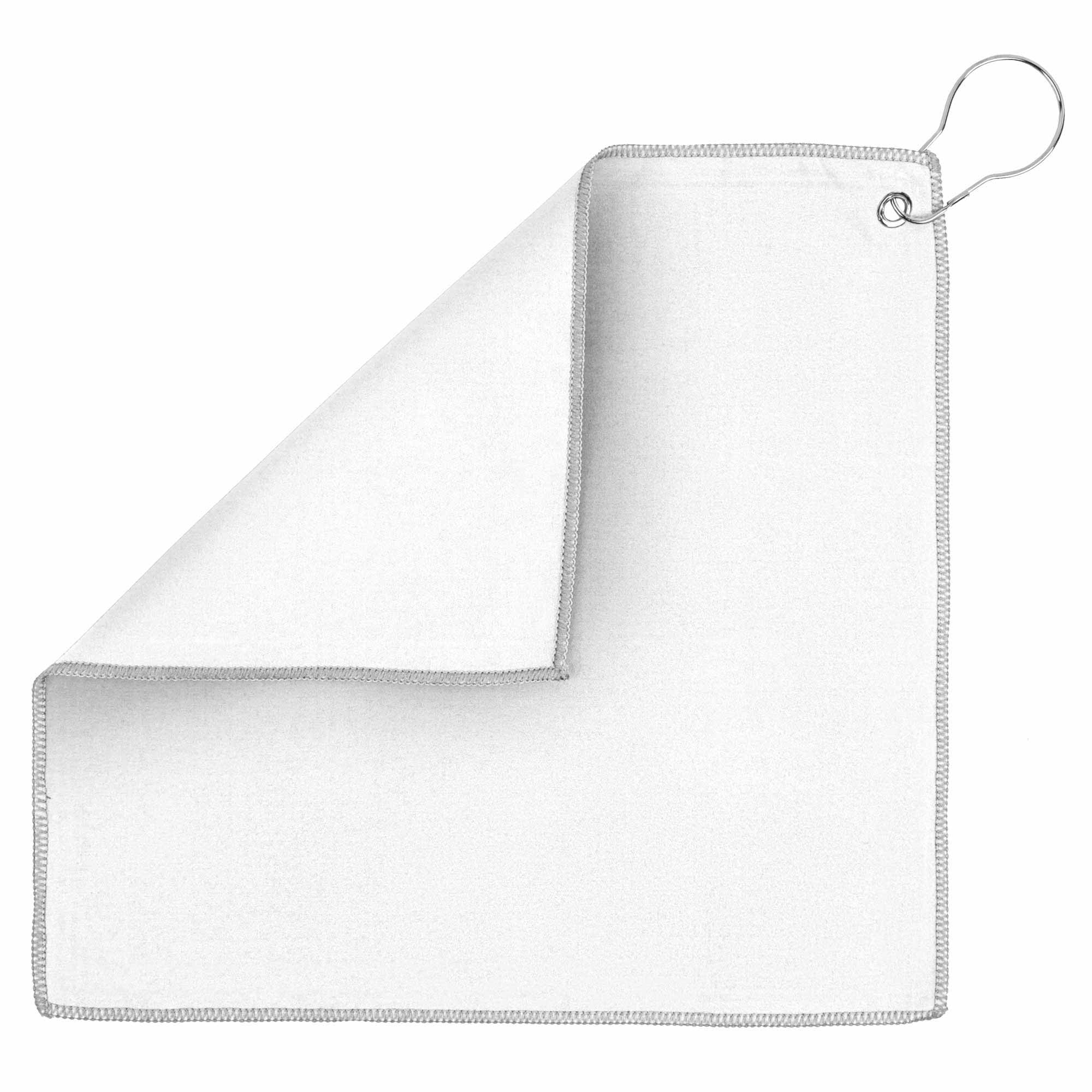 12" x 12" Recycled Golf Towel w/Carabiner view 6