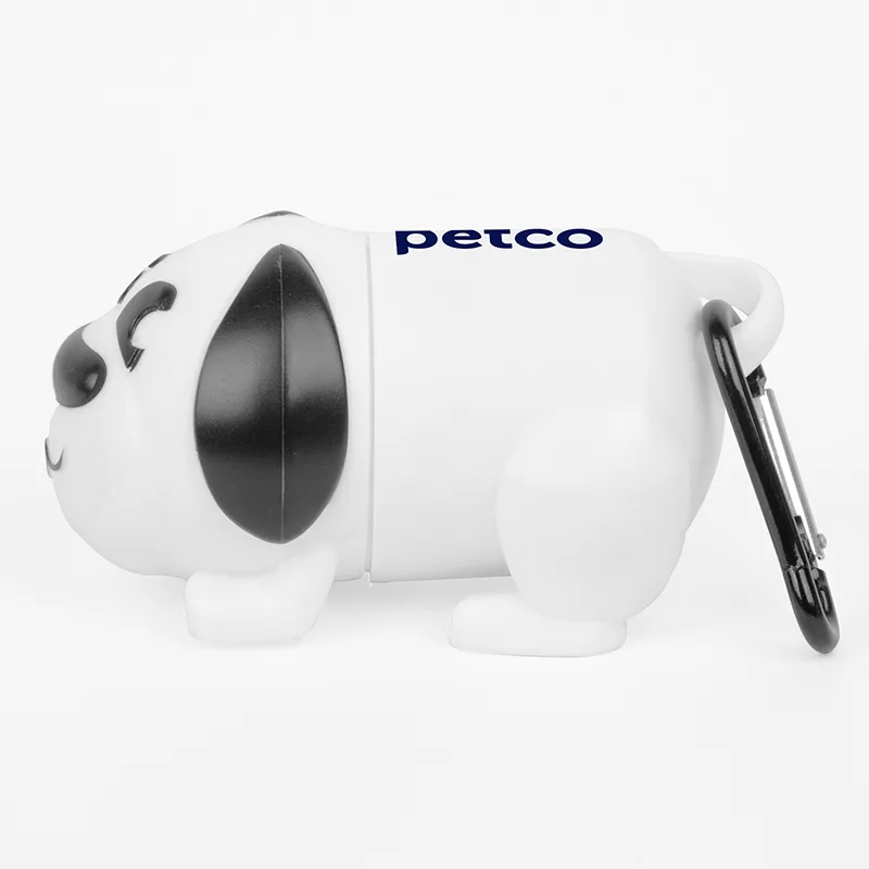 White/Black Logo Side