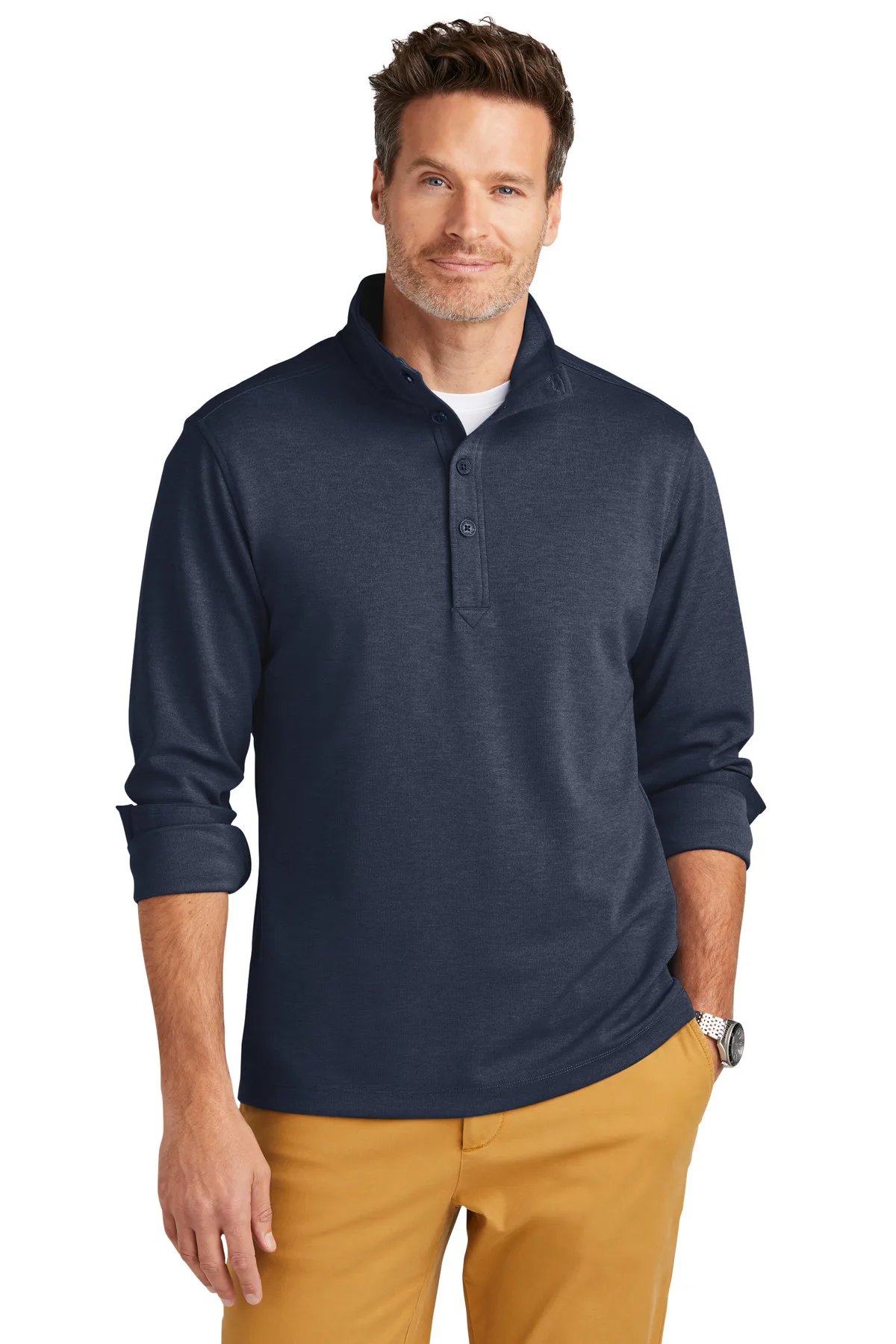 Brooks Brothers® Mid-Layer Stretch 1/2-Button view 2