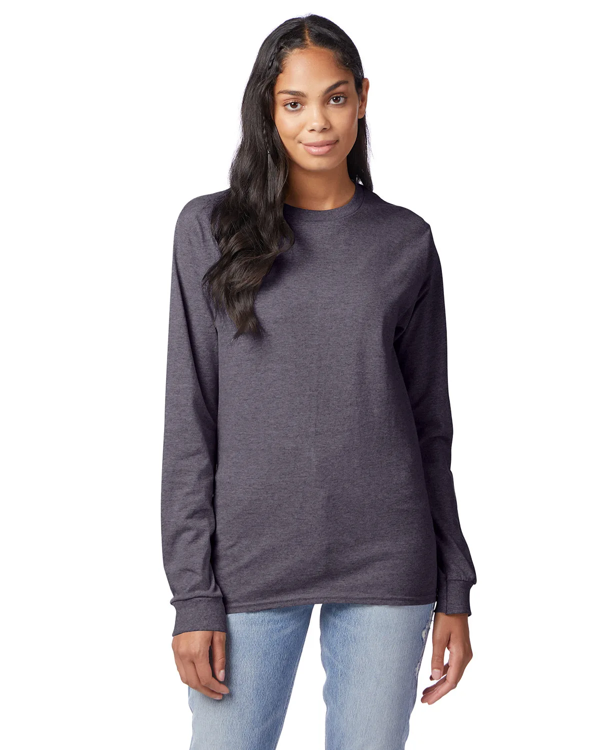 Hanes Printables Unisex Tagless® Long-Sleeve T-Shirt view 3