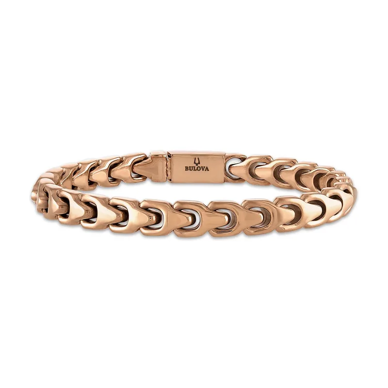 Bulova Jewelry Link™ Steel Bracelet - Rose Gold