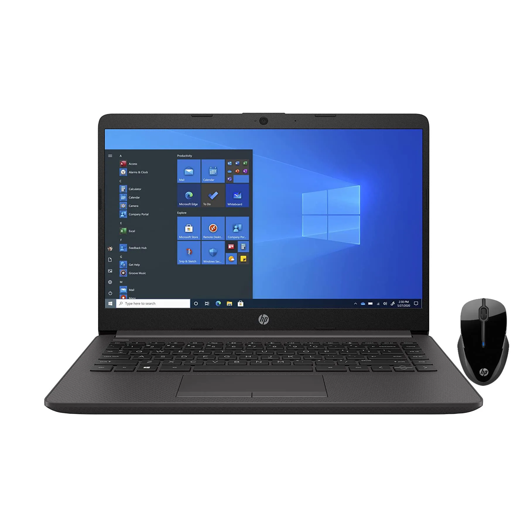 Hewlett Packard 14" Touchscreen Windows Notebook W/ Wireless Mouse