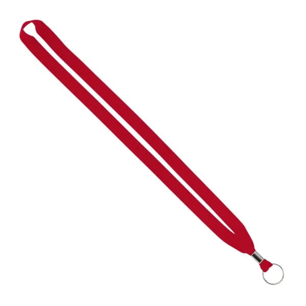 IMPORT Rush 5/8" Polyester Lanyard with Silver Crimp & Split-Ring view 3
