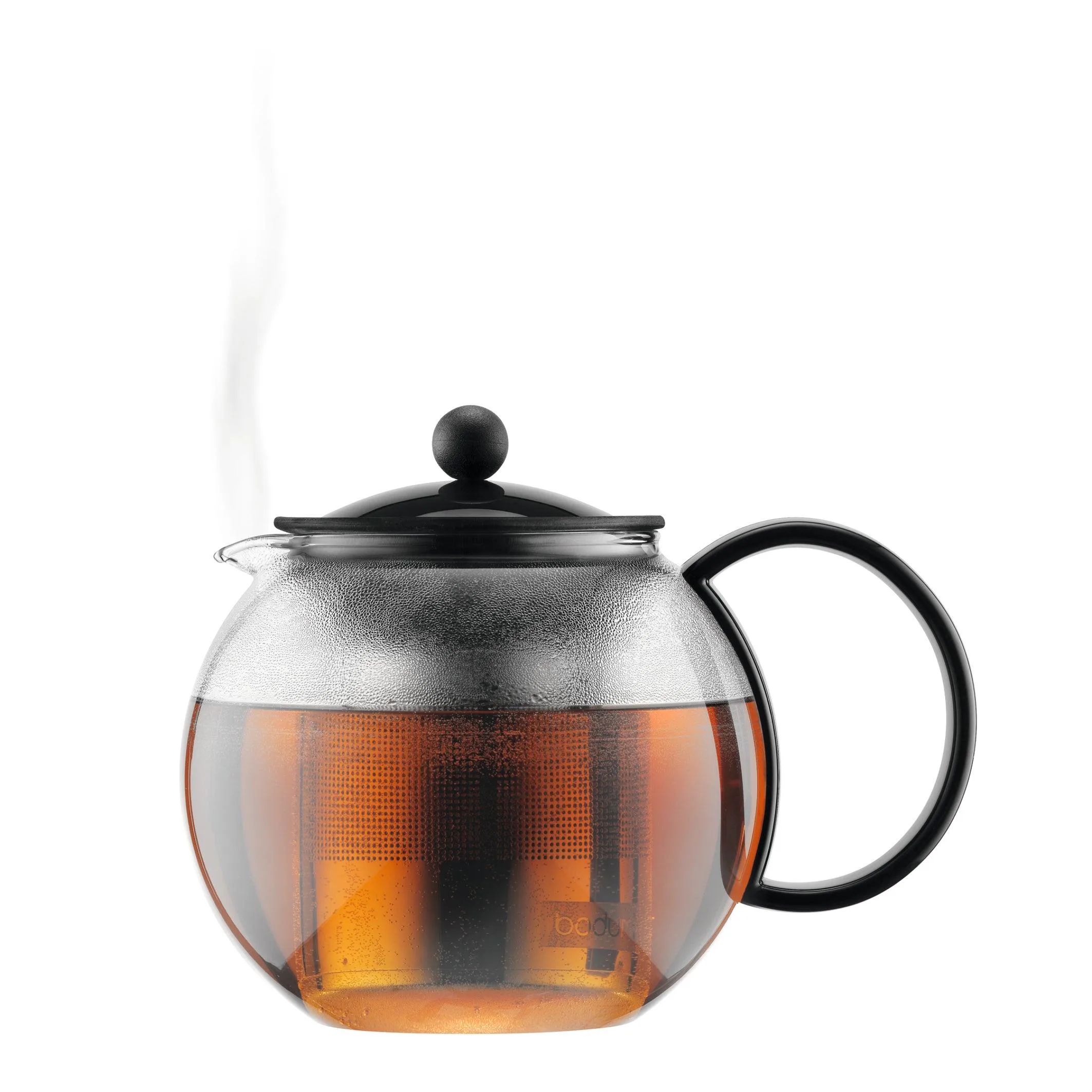 Bodum Assam Tea Press W/ Stainless Steel Filter - Black