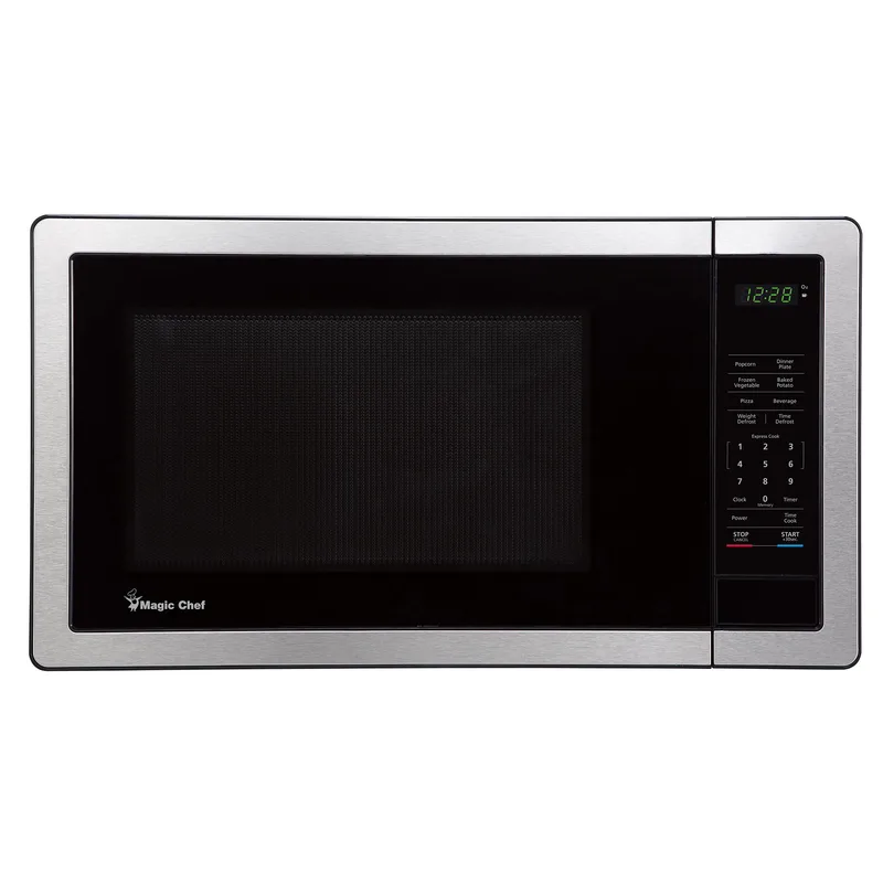 Magic Chef 1.1 Cu. Ft. Microwave Oven - Stainless Steel