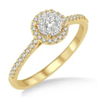 Jilco Inc Round Diamond Cluster Ring - Size 8.5