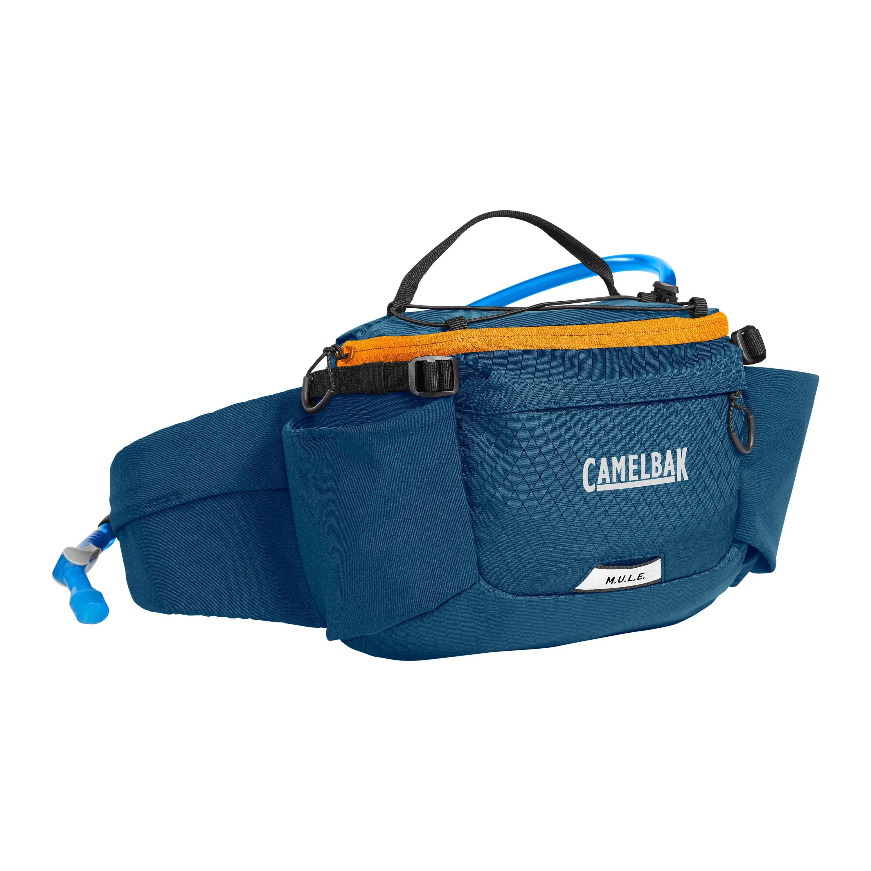 CamelBak M.U.L.E. 5 Waist Pack W/ 1.5L Crux Reservoir Gibraltar Navy/Orange
