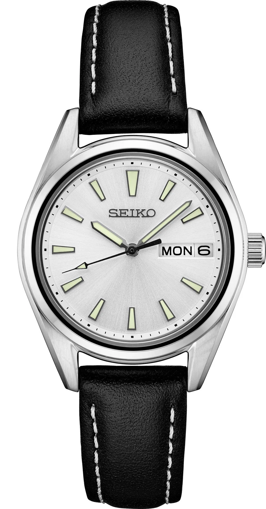 Seiko Watch Ladies Essential Ss Silver Dial