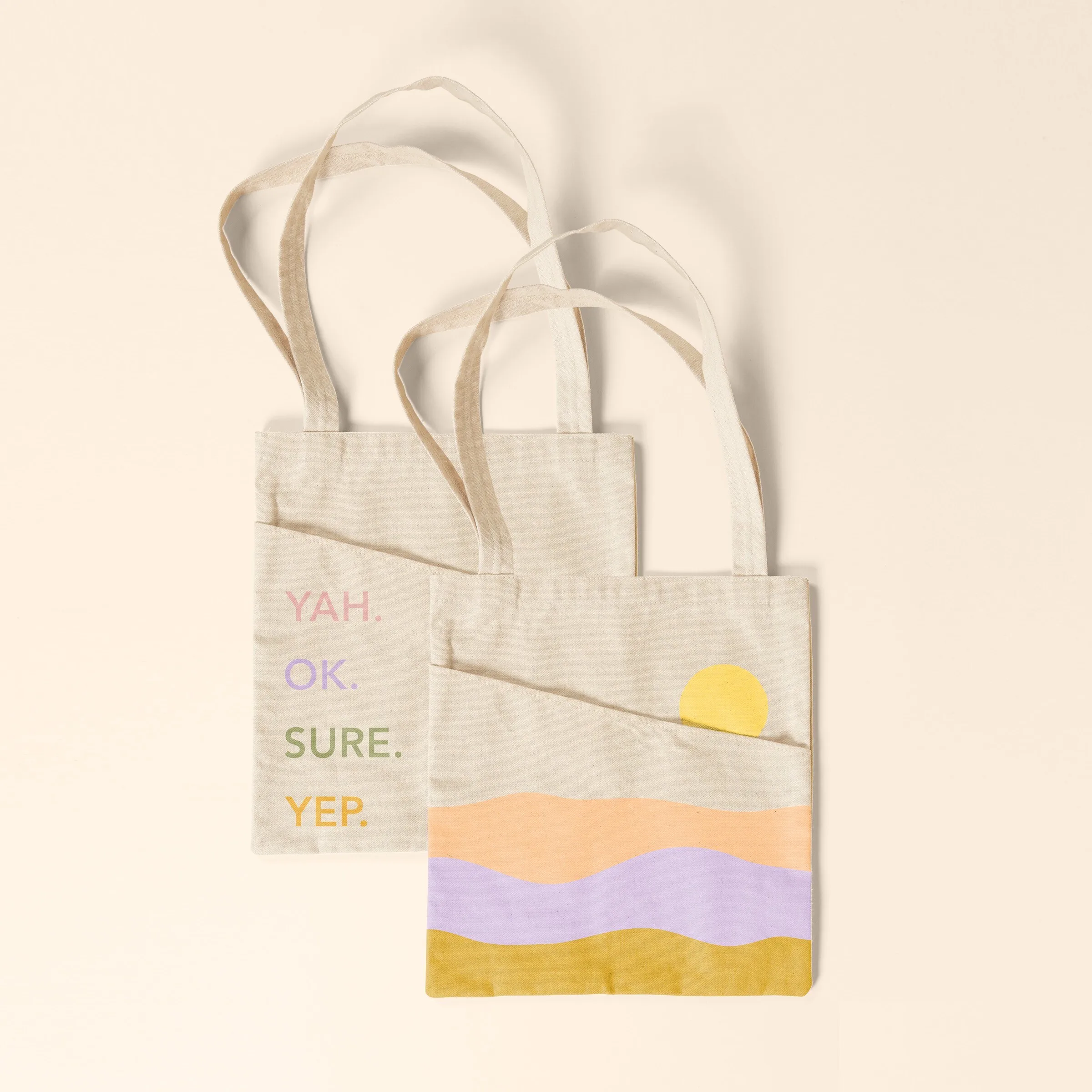 Continued Main Squeeze Peek-a-Boo Tote (Natural Canvas)