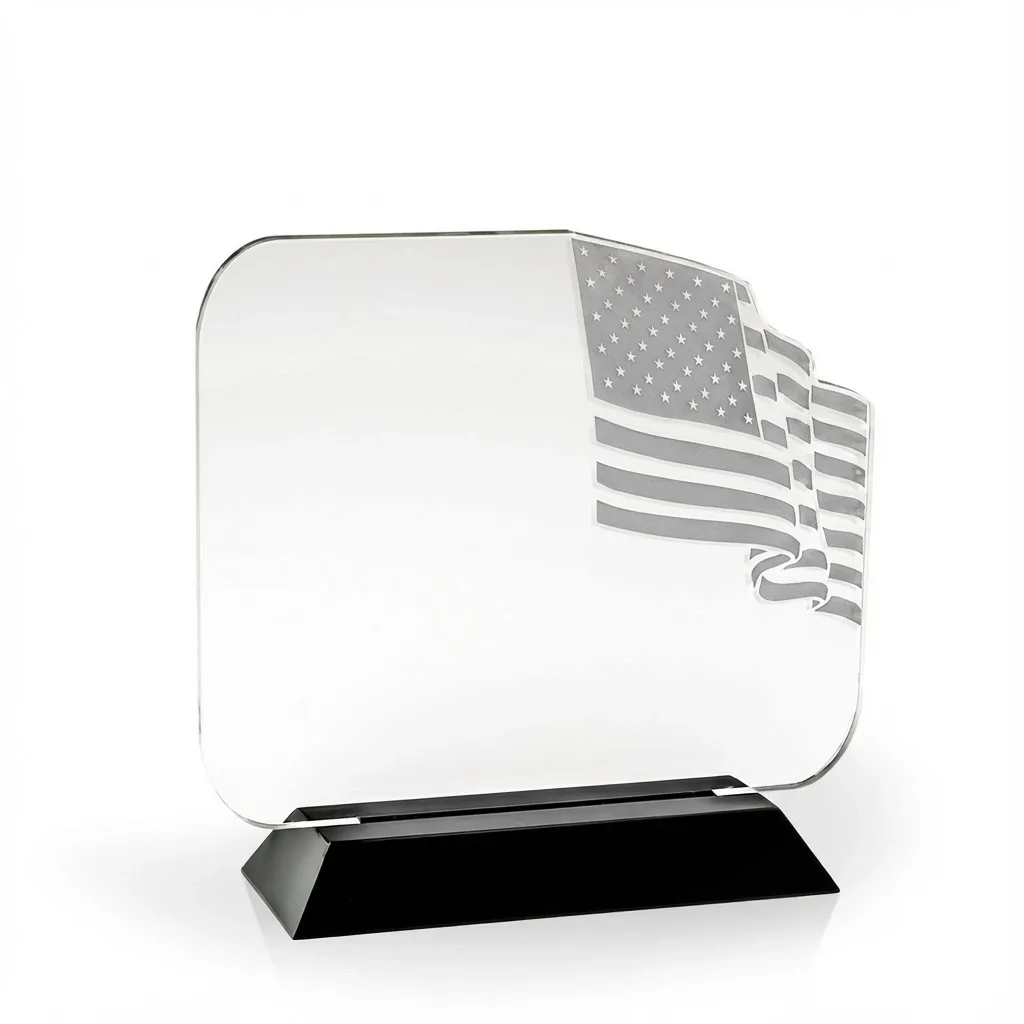 USA Coast-to-Coast Award with Black Wood Base view 4