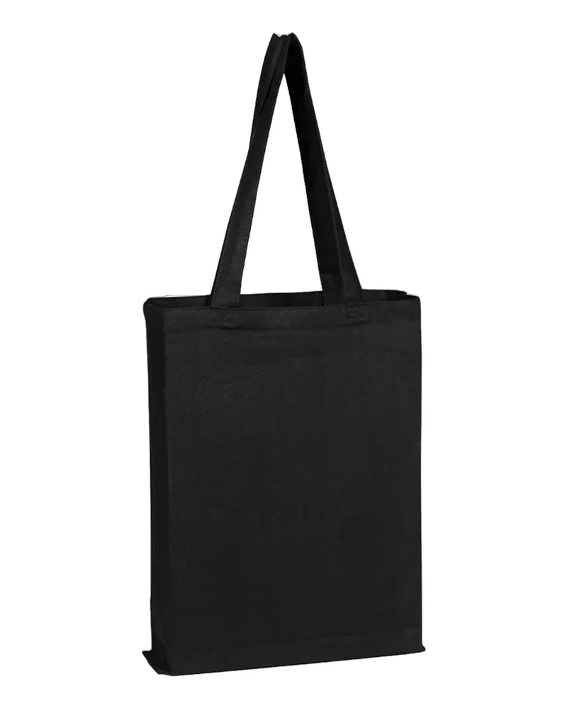 Q-Tees™ Canvas Gusset Promotional Tote Bag