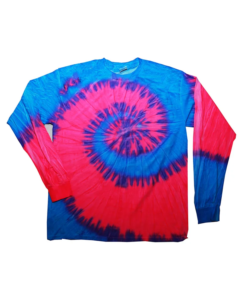Tie-Dye Adult Long-Sleeve T-Shirt view 7