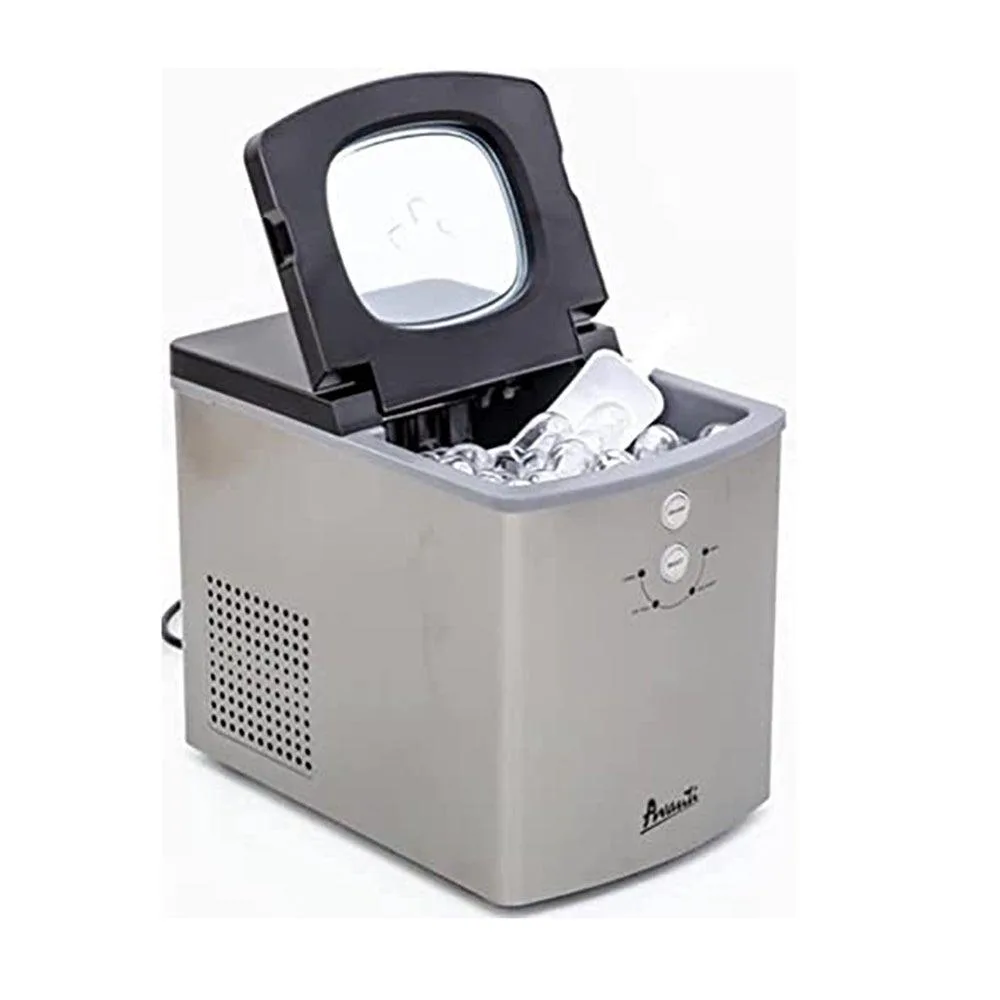 Avanti Portable Stainless Steel Countertop Ice Maker