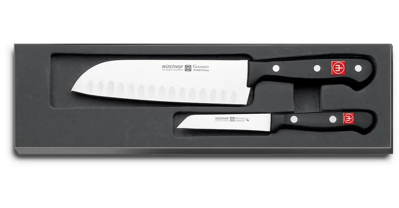 Wusthof 2 Piece Gourmet Asian Cook Knife Set